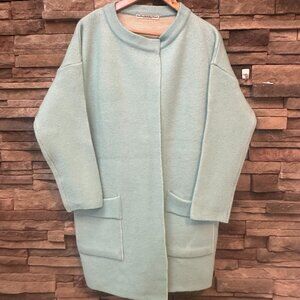 NEW: Made in Korea super cute Turquoise color Open Front Sweater Cardigan
